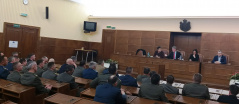 16 December 2019 The MPs in meeting with the students of the 63rd class of the General Staff Course of the University of Defence National Defence School